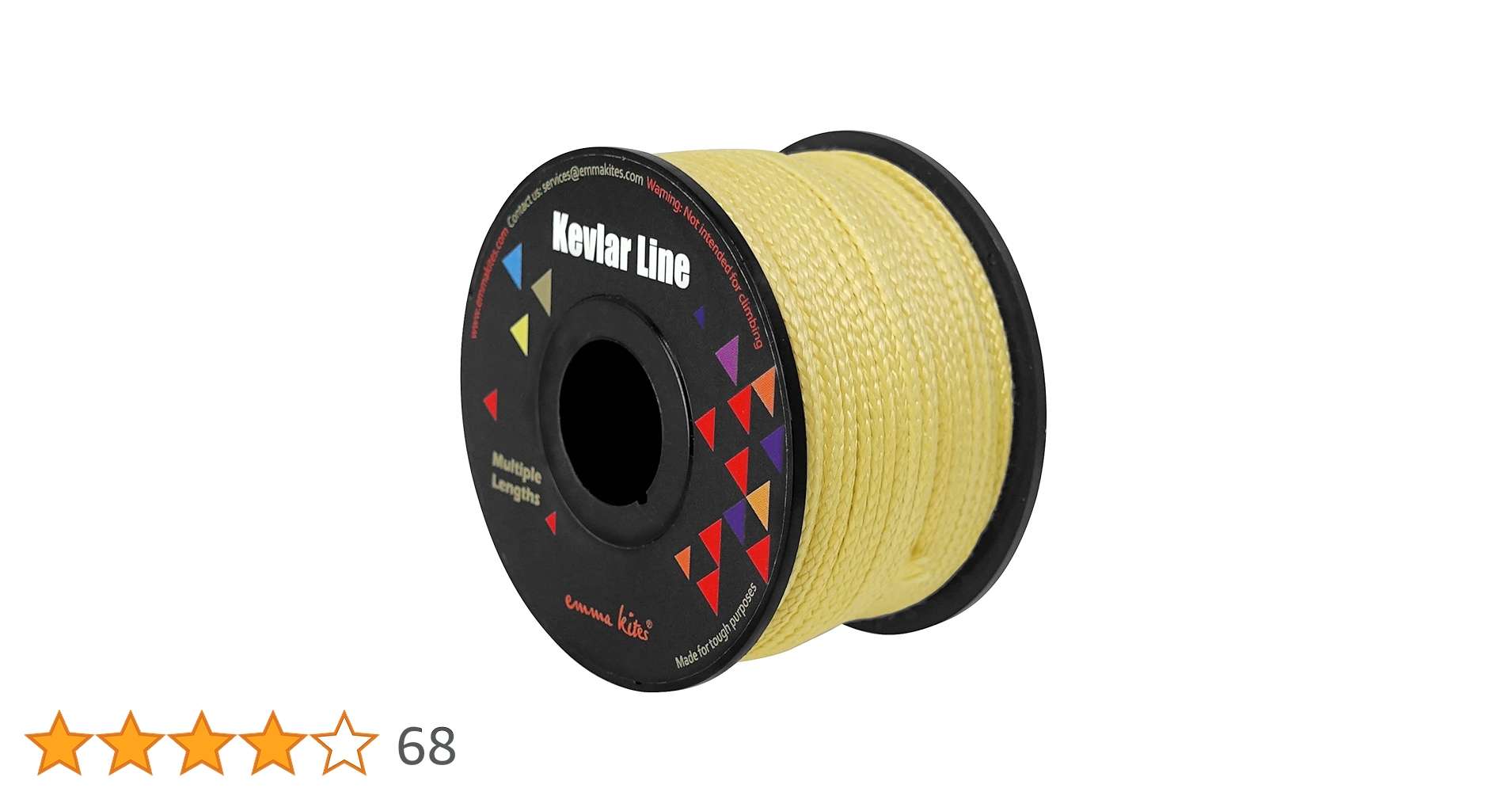 Amazon | emma kites ケブラーライン 100%ケブラー繊維使用 45kg